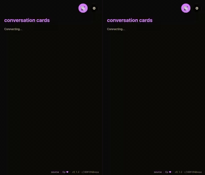 mesh-conversation-cards demo