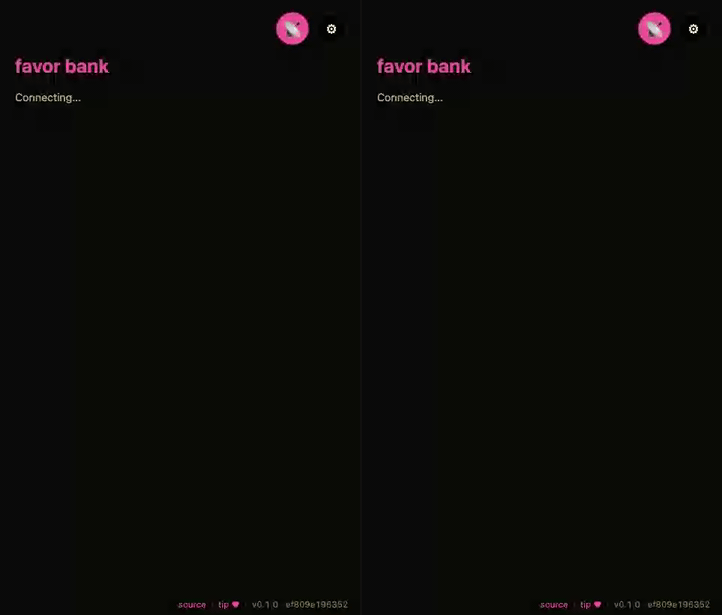 mesh-favor-bank demo
