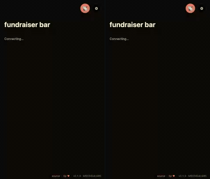 mesh-fundraiser-bar demo