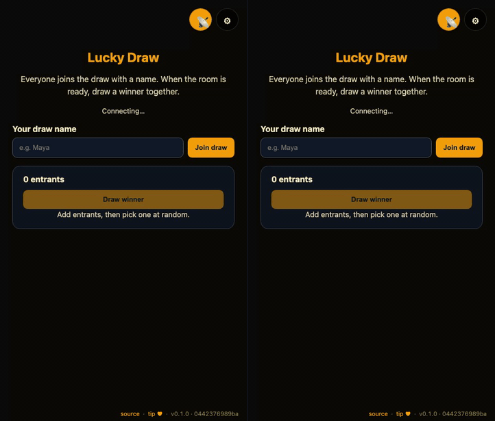 Mesh Lucky Draw demo