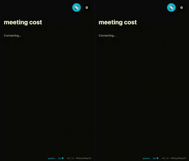 mesh-meeting-cost demo