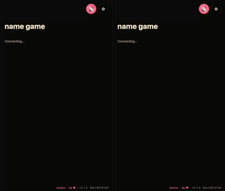 mesh-name-game demo