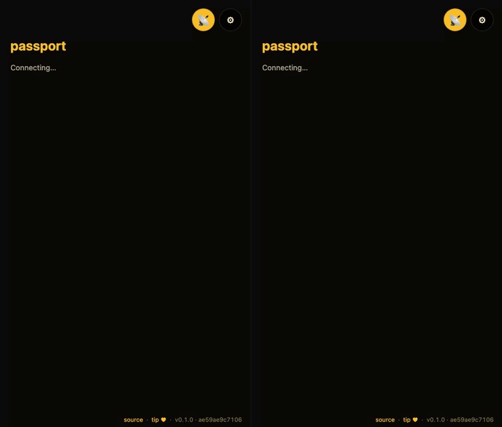 mesh-passport demo