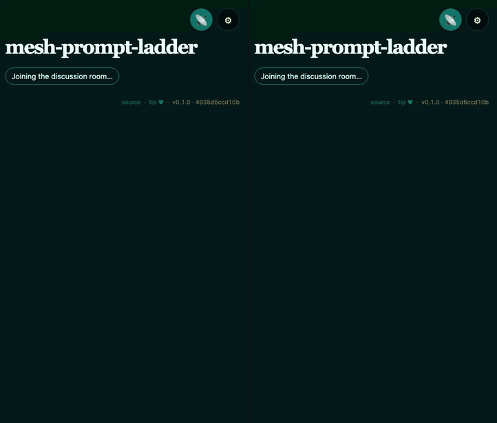 Mesh Prompt Ladder demo