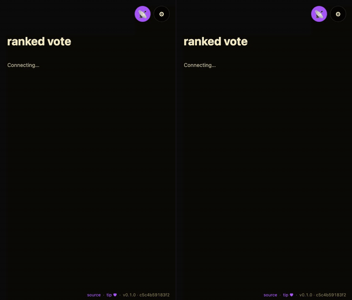 mesh-ranked-vote demo