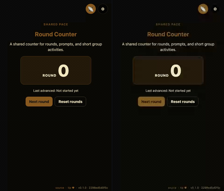 Mesh Round Counter demo