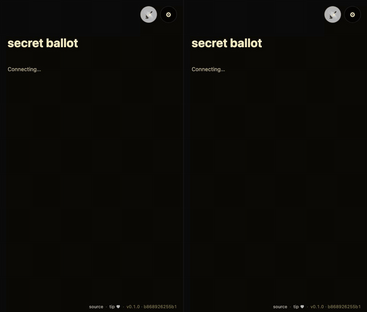 mesh-secret-ballot demo