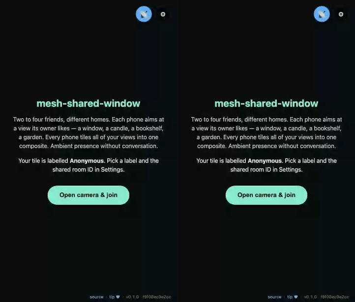 Mesh Shared Window demo