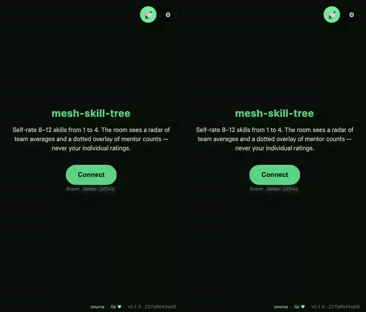 mesh-skill-tree demo