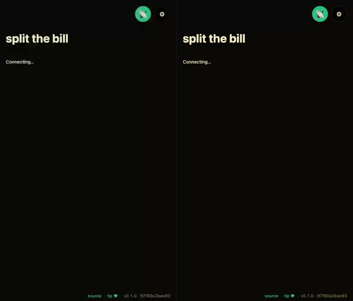 mesh-split-the-bill demo