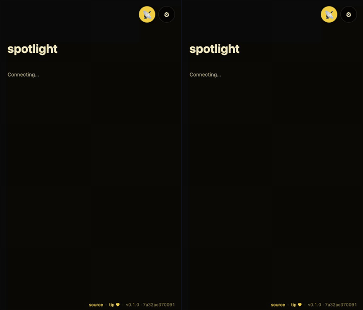 mesh-spotlight demo
