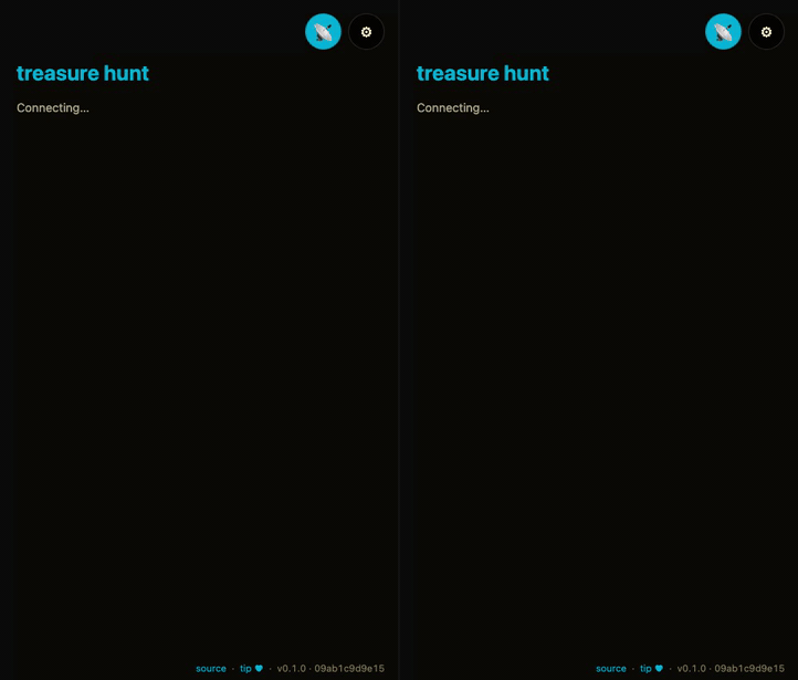 mesh-treasure-hunt demo
