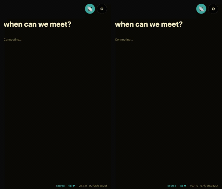 mesh-when2meet demo